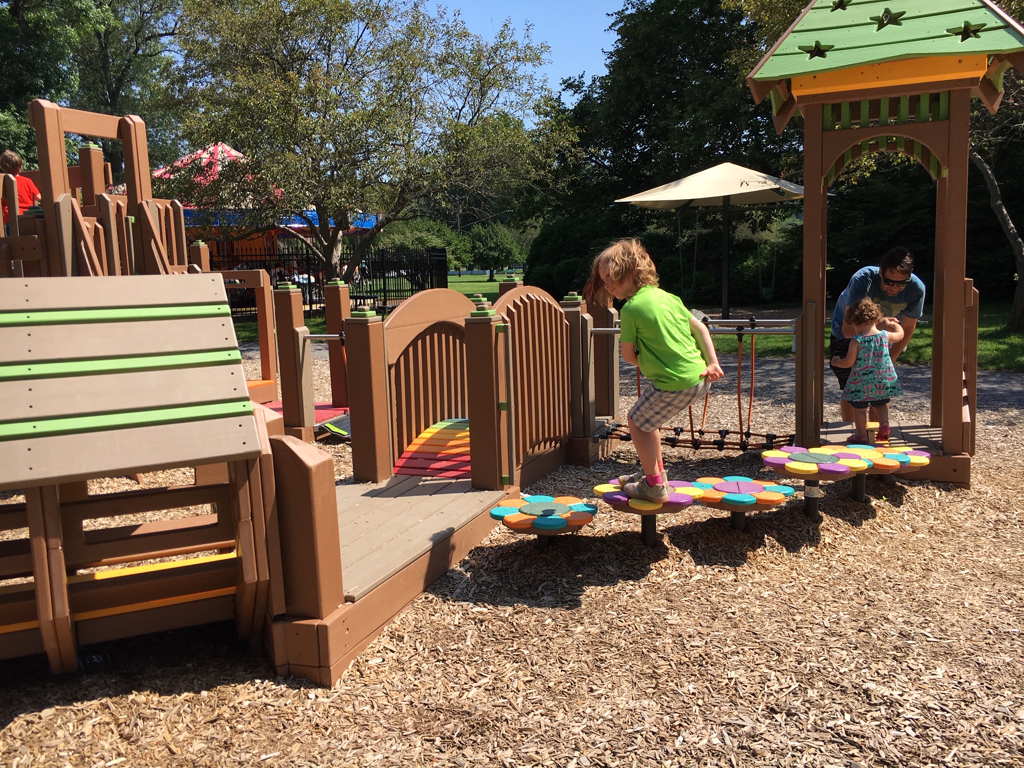 Preschool playground at Stewart Park