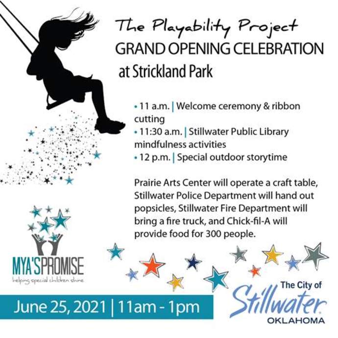 PlayAbility Project opening image at Strickland Park