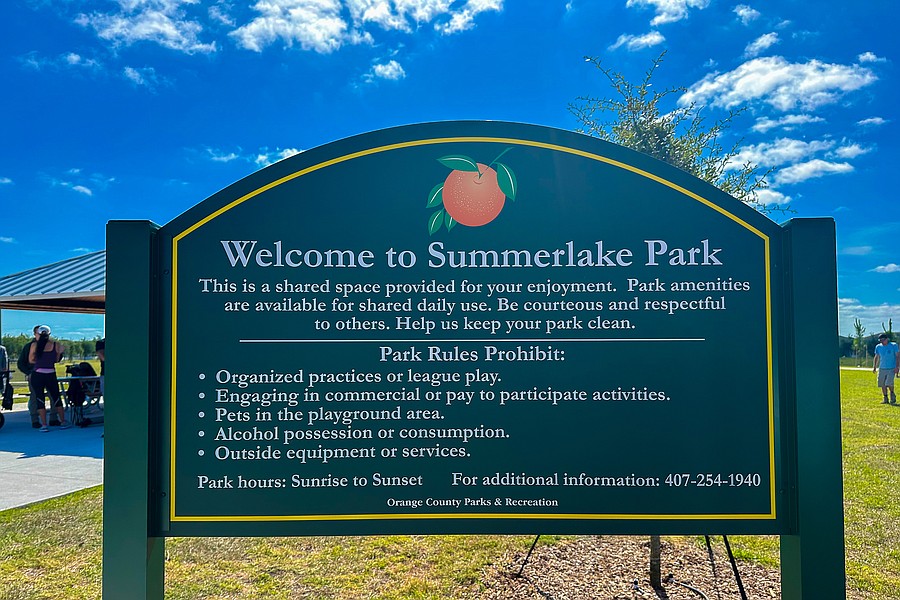 Summerlake Park grand opening scene