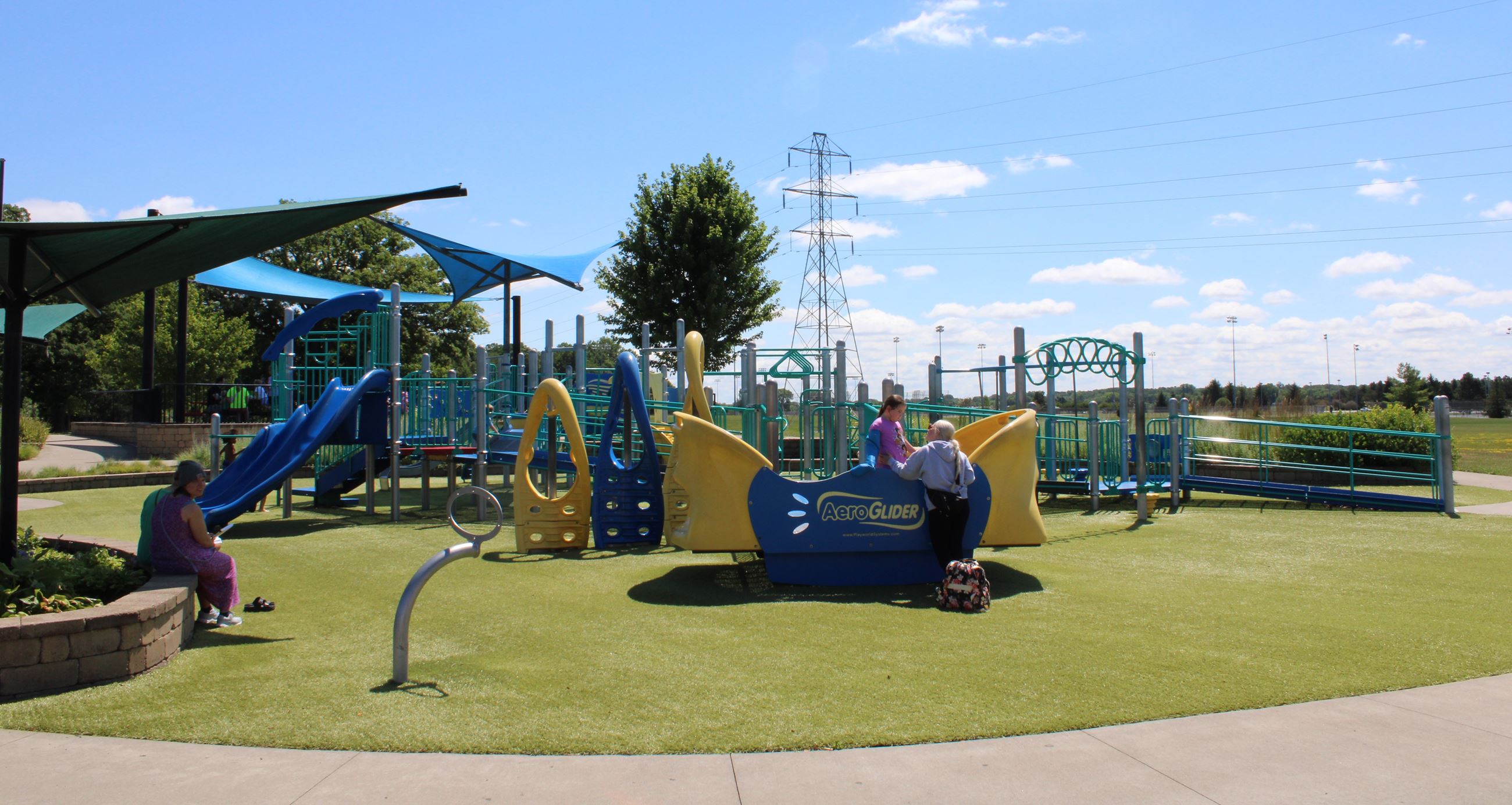 Accessible Beta Pod play structure at Taylor's Dream