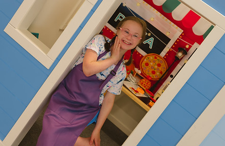 Inclusive indoor play setting at To The Stars Play Cafe