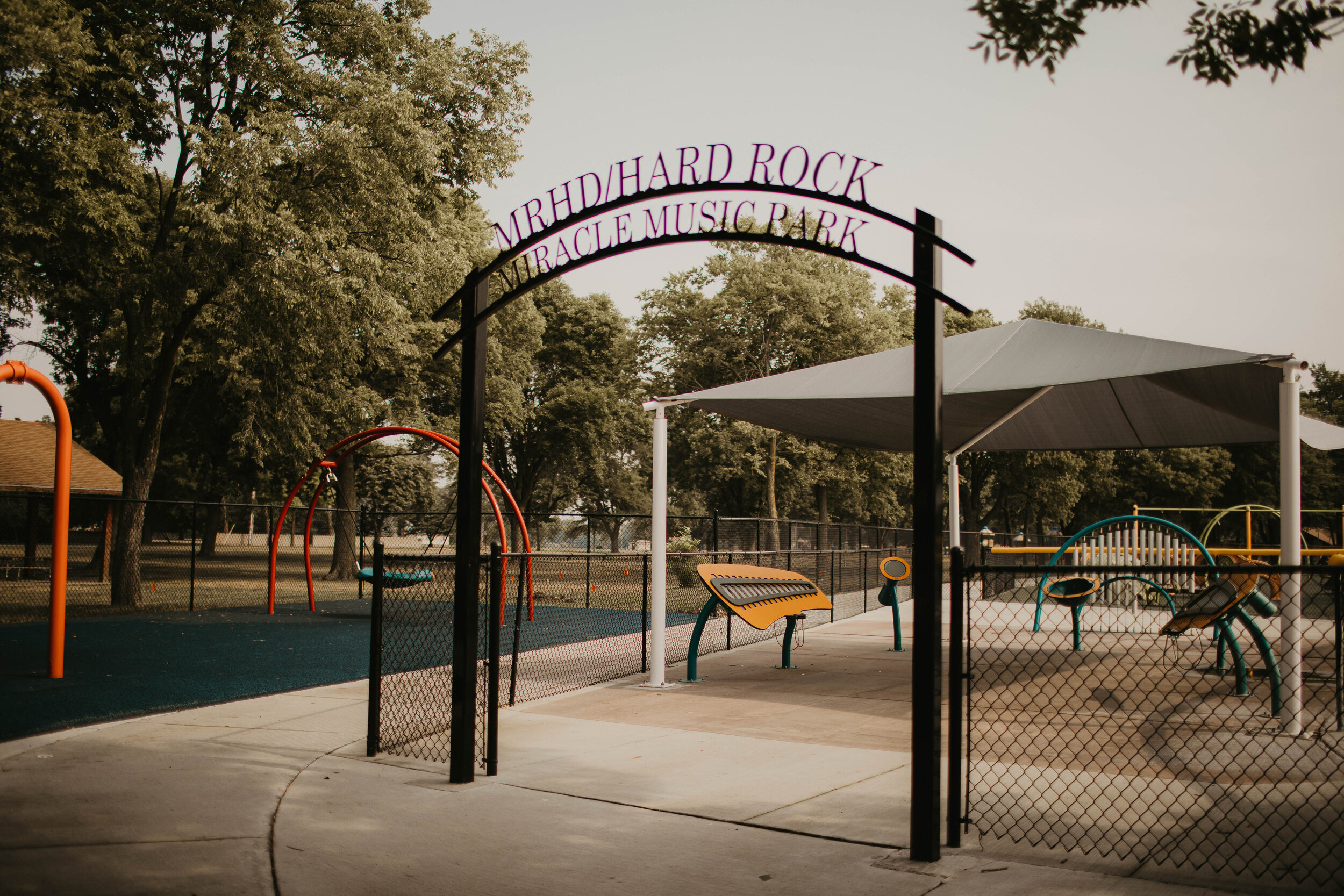 Toddler splash area at Miracle Field
