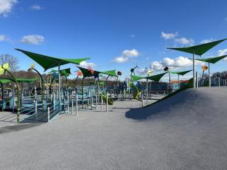Universal inclusive playground at 200 Trapelo Road in Waltham