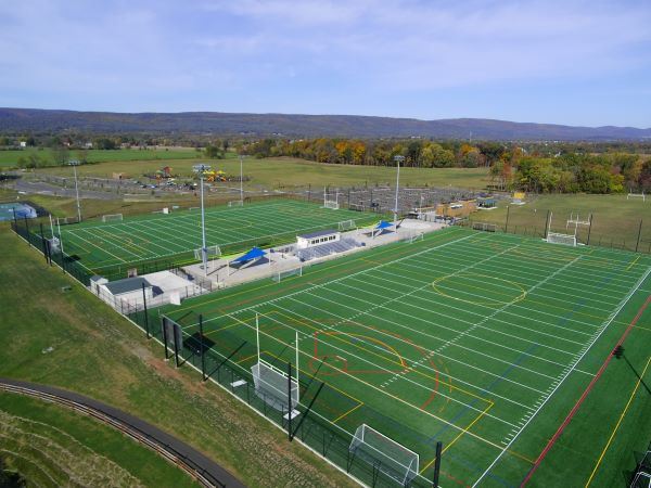 Synthetic field at Utica District Park