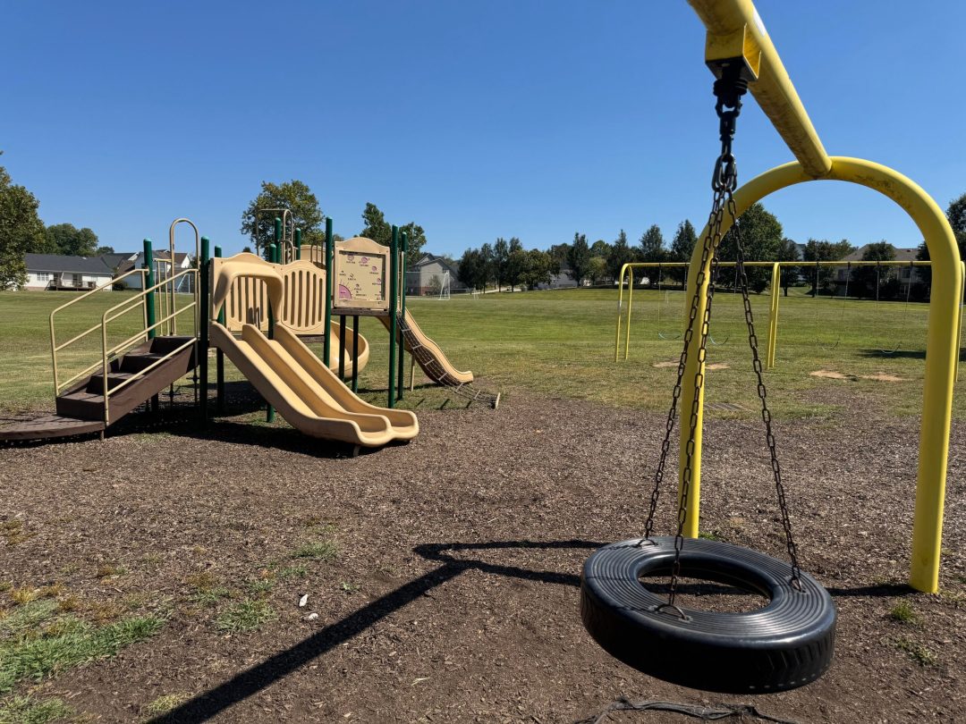 Playground near the large shelter at Valley Park