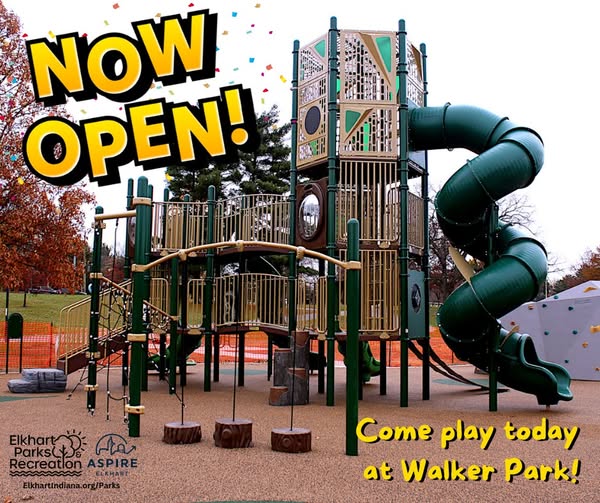 Walker Park playground in Elkhart