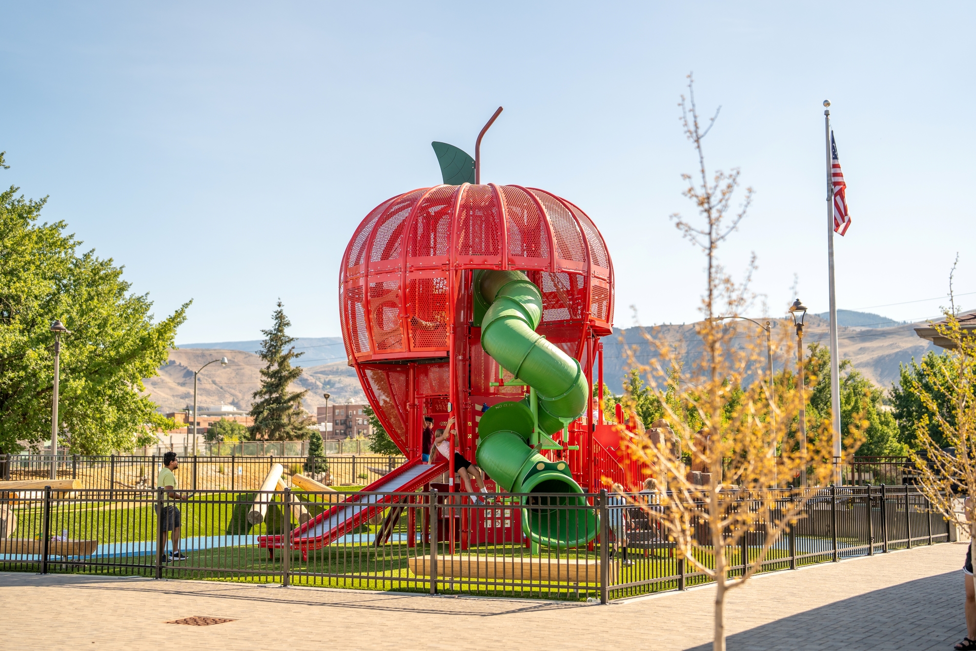Wenatchee Riverfront Park Apple Playground