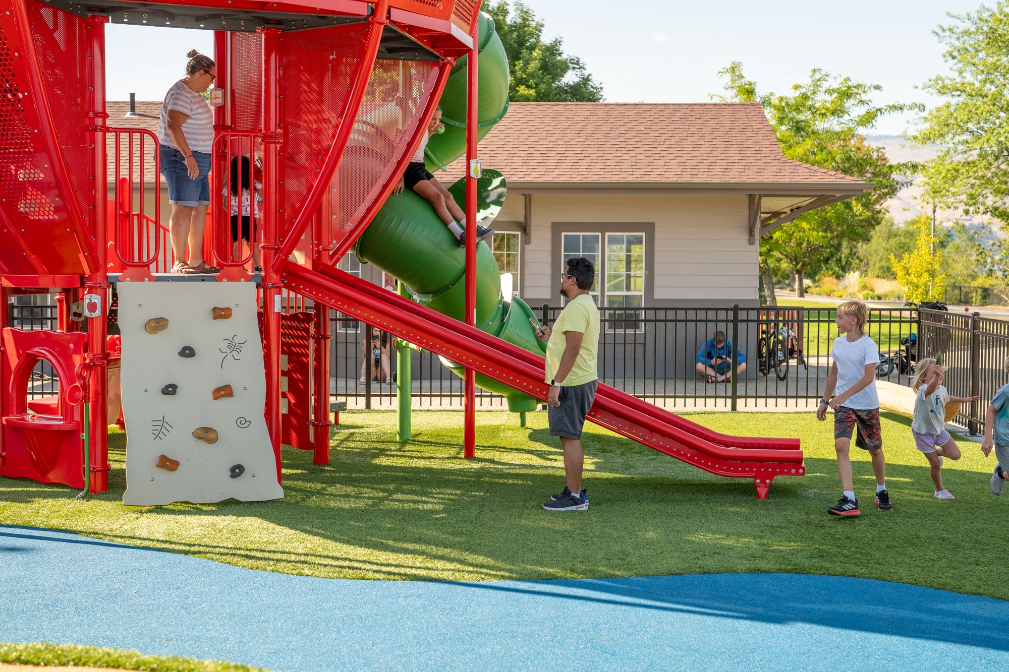 Play features at the Apple Playground in Wenatchee