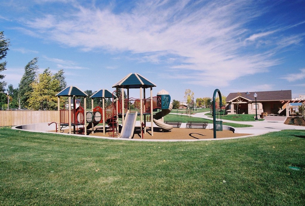 Older Whitney Commons playground area