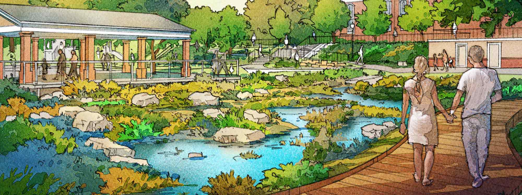 Wightman Park playground design rendering