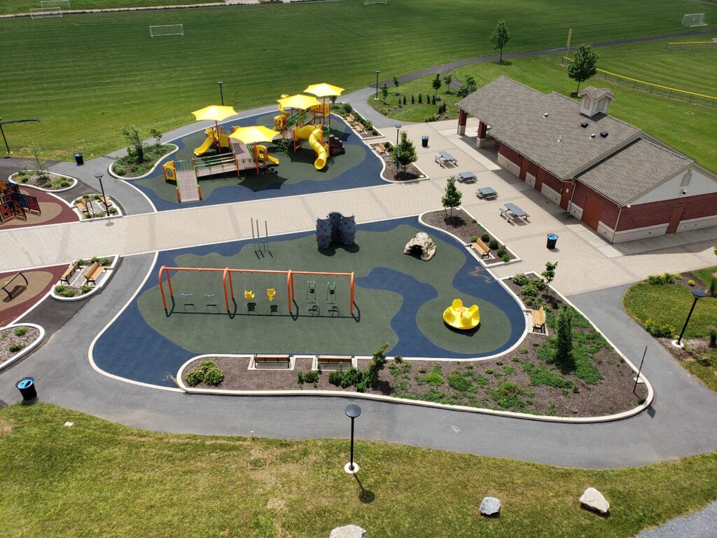 Families' view of the Winding Hill play space