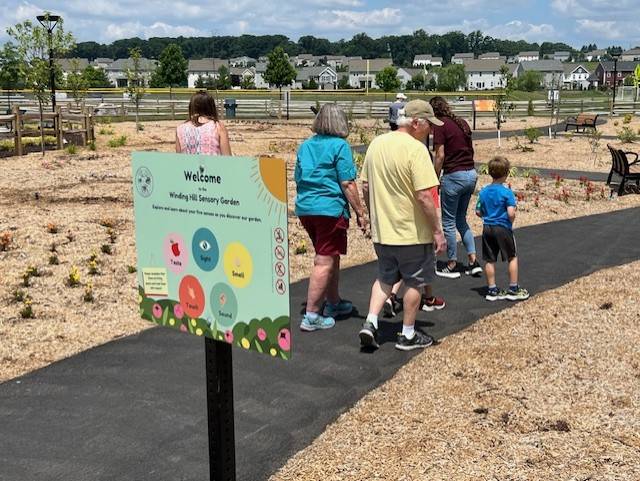 Sensory garden at Winding Hill Park