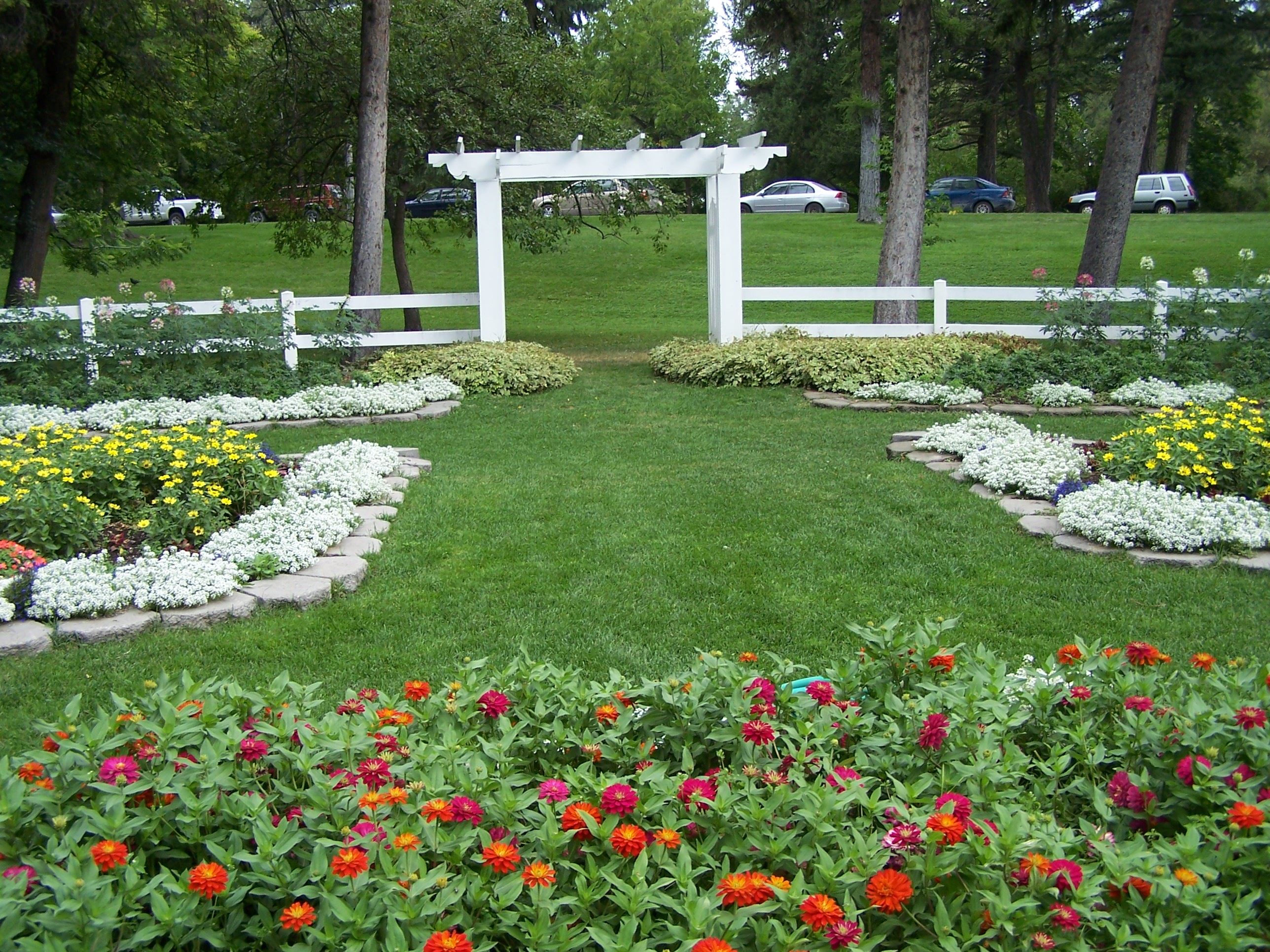 Woodland Park grounds in Kalispell