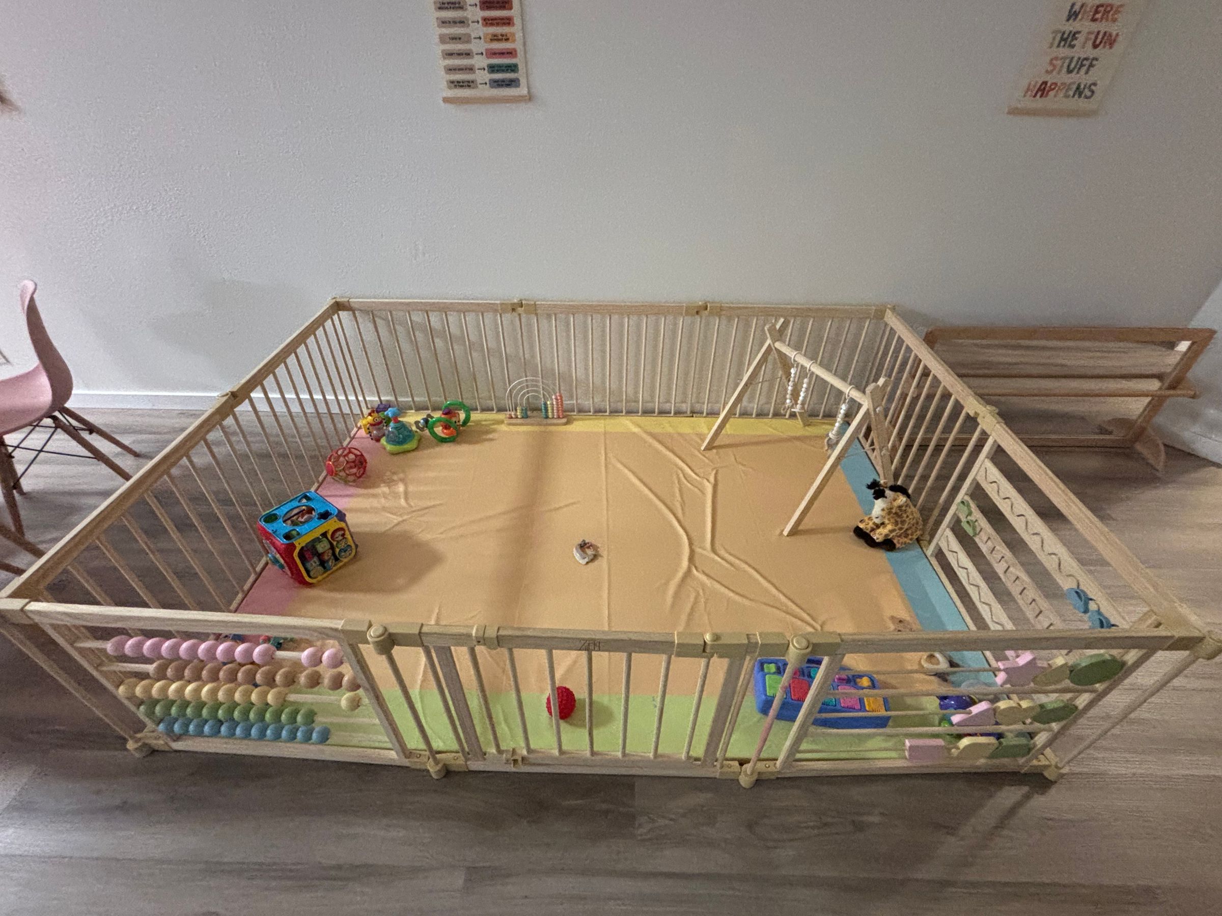 Baby play pen area at Adventure Alley
