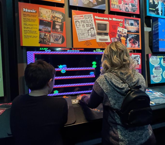 Immersive exhibit area at Adventure Seekers in Branson.