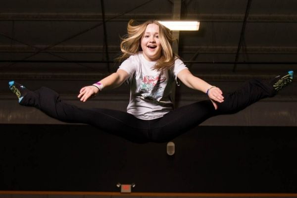 Main trampoline area at AirFX Trampoline Park