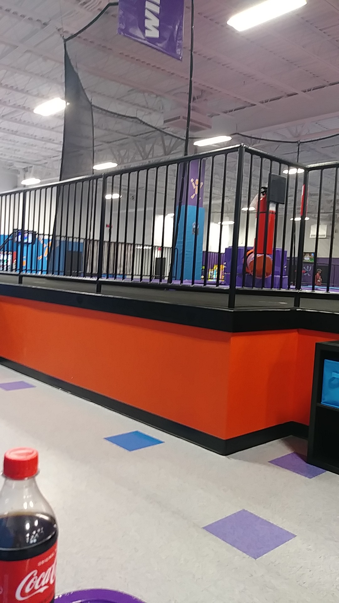 Indoor trampoline court at Altitude Trampoline Park Concord.