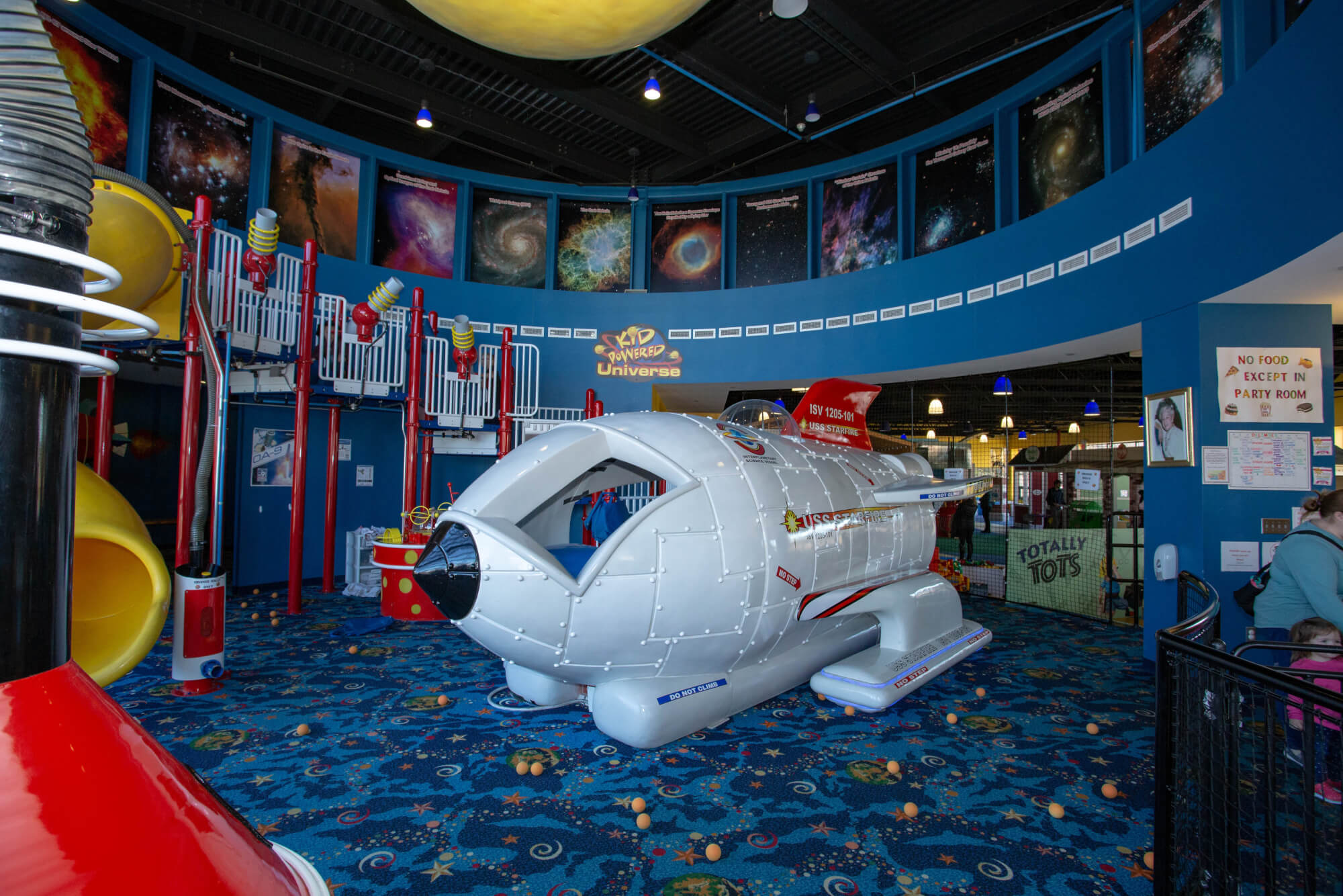 Outer Space exhibit at Amelia Park Children's Museum.