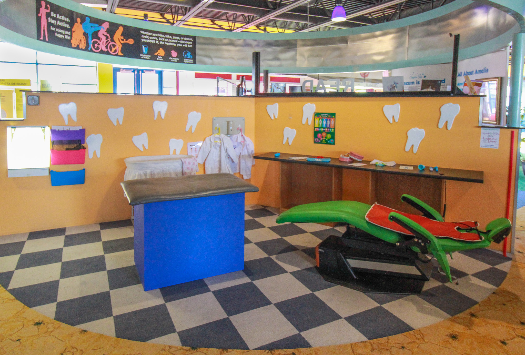 Wellness Center exhibit at Amelia Park Children's Museum.