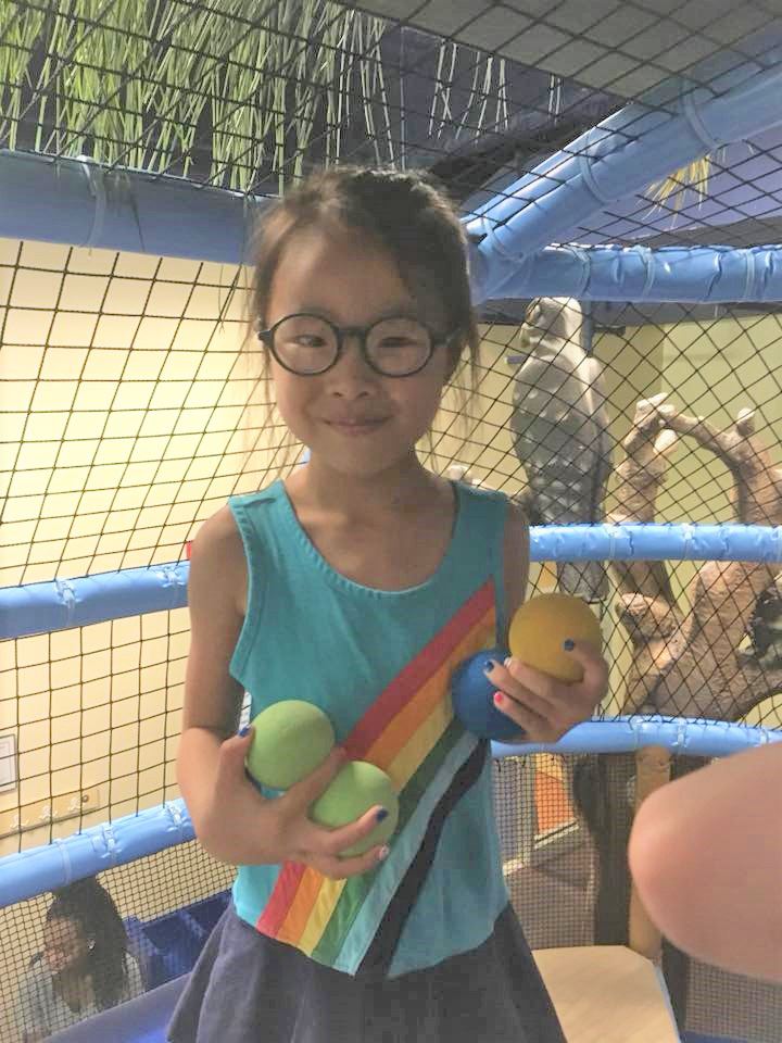 Interior view of the Ballocity play space