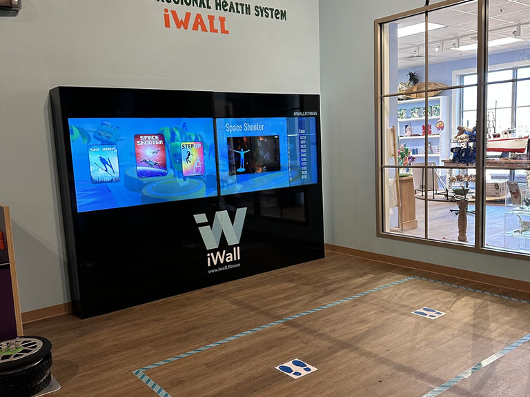 Interactive iWall exhibit at Bayou Country Children's Museum.