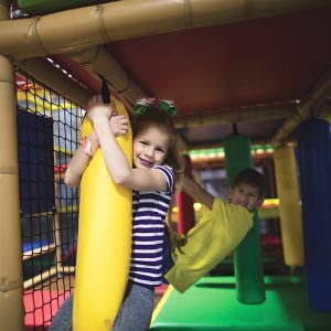 Soft play area at Bee's Backyard.