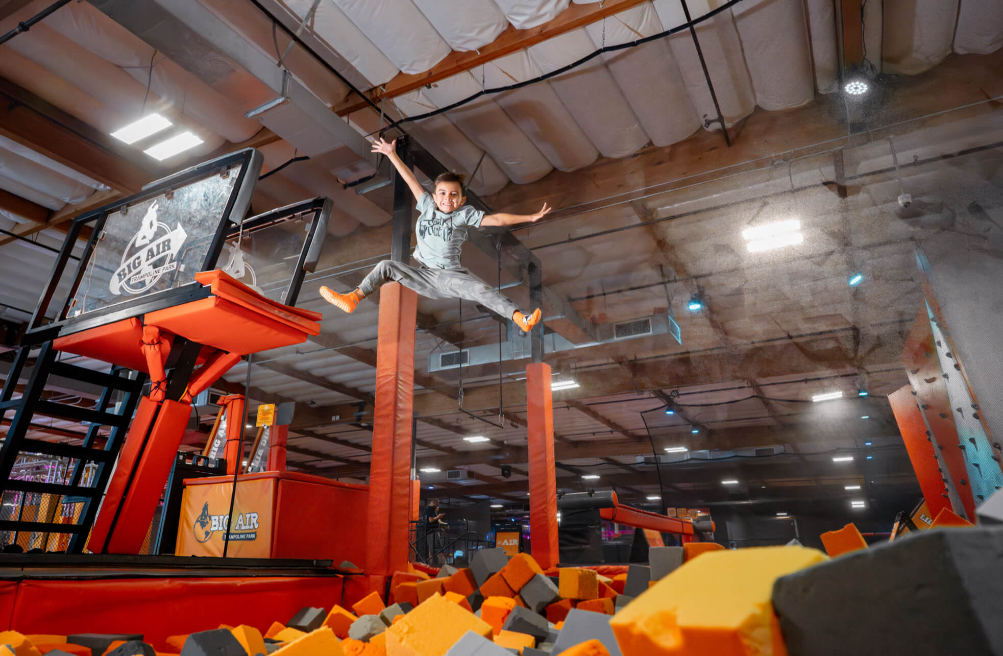 Indoor attractions at Big Air Anderson