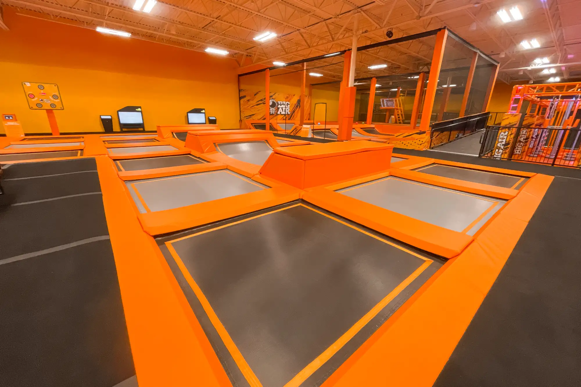 Main jump court at Big Air Burnsville
