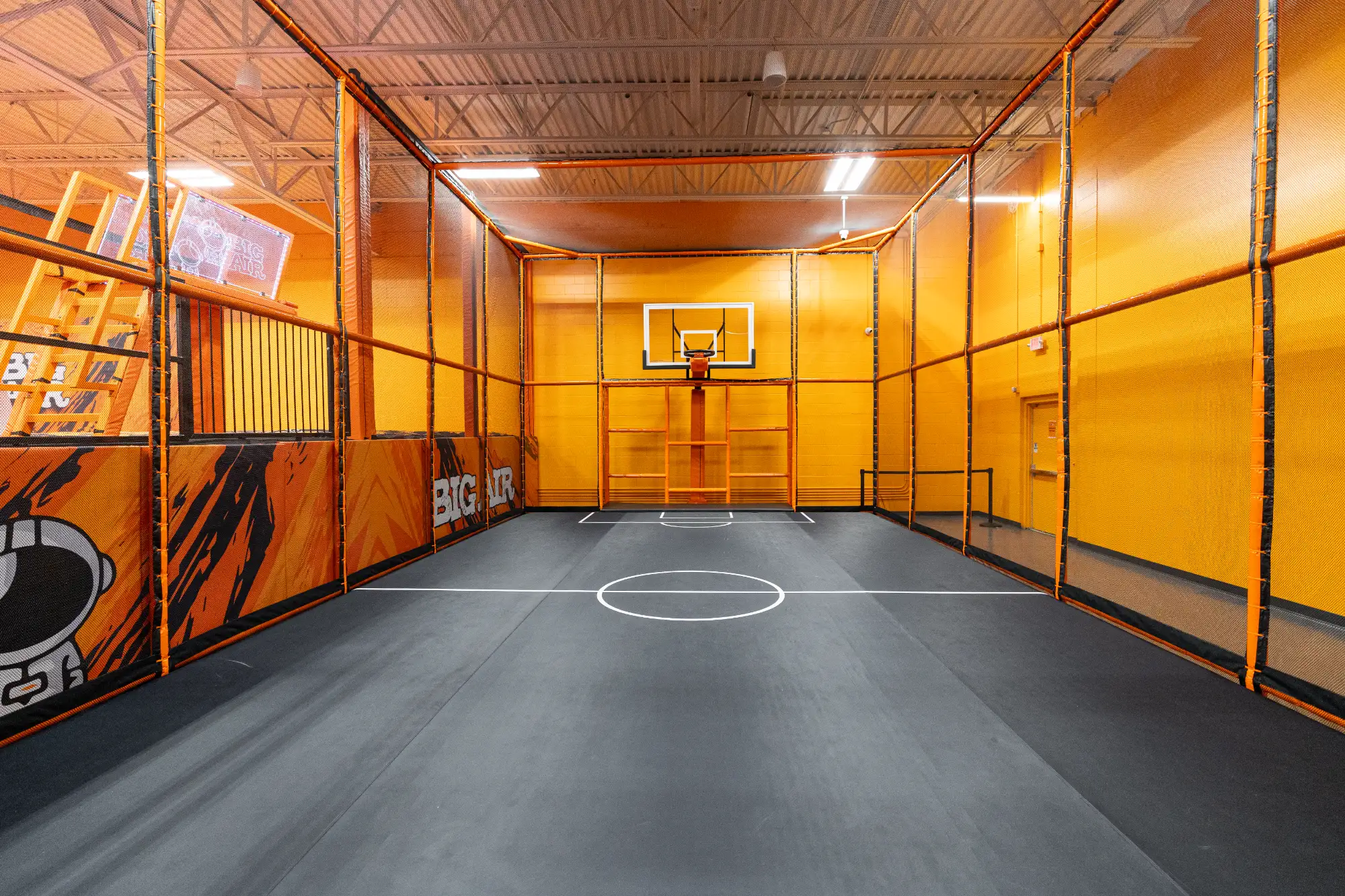 Air track court at Big Air Burnsville