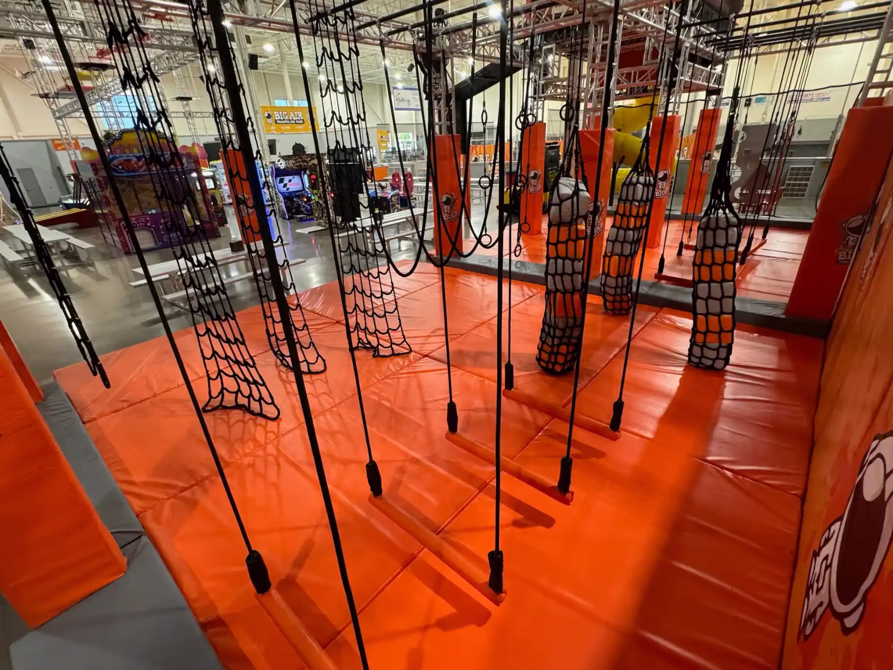 Gauntlet attraction at Big Air Columbus.