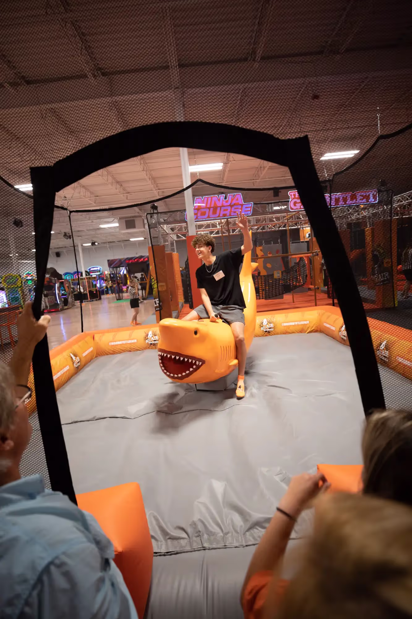 Mechanical shark attraction at Big Air Myrtle Beach