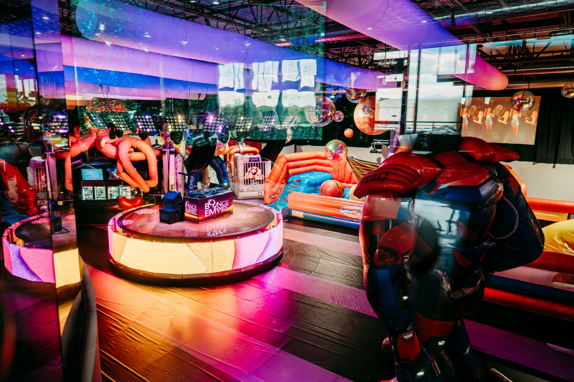 Bounce Empire attraction floor