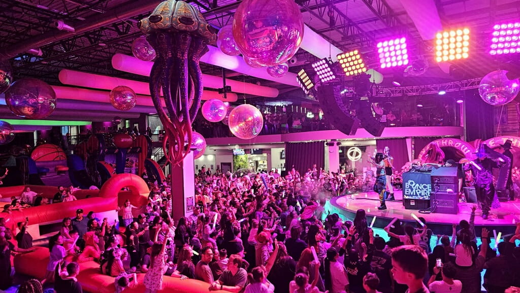 Inflatable attractions at Bounce Empire