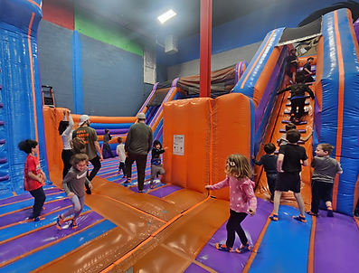 Inflatable play structures at Bounce Xtreme