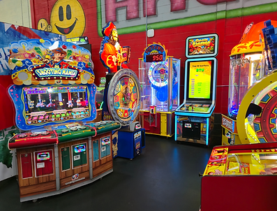 Arcade area at Bounce Xtreme