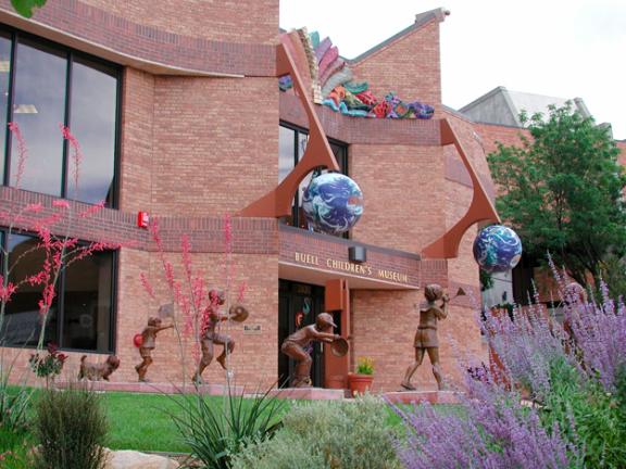 Exterior of the Buell Children's Museum at the Sangre de Cristo campus