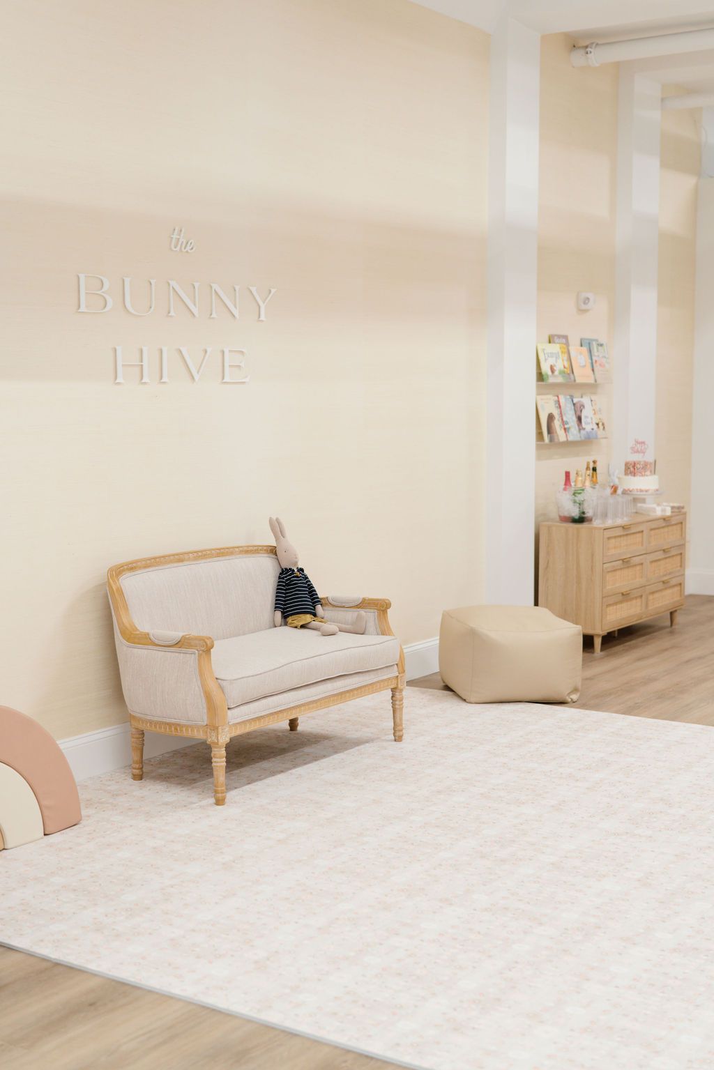 Party-ready interior at The Bunny Hive Savannah