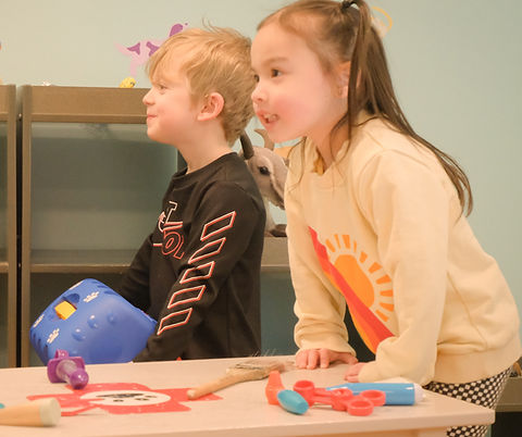 Play area at The Busy Bee Play Cafe