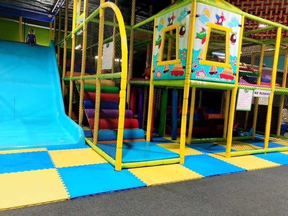 Slide section inside Cabin Fever Play Centre