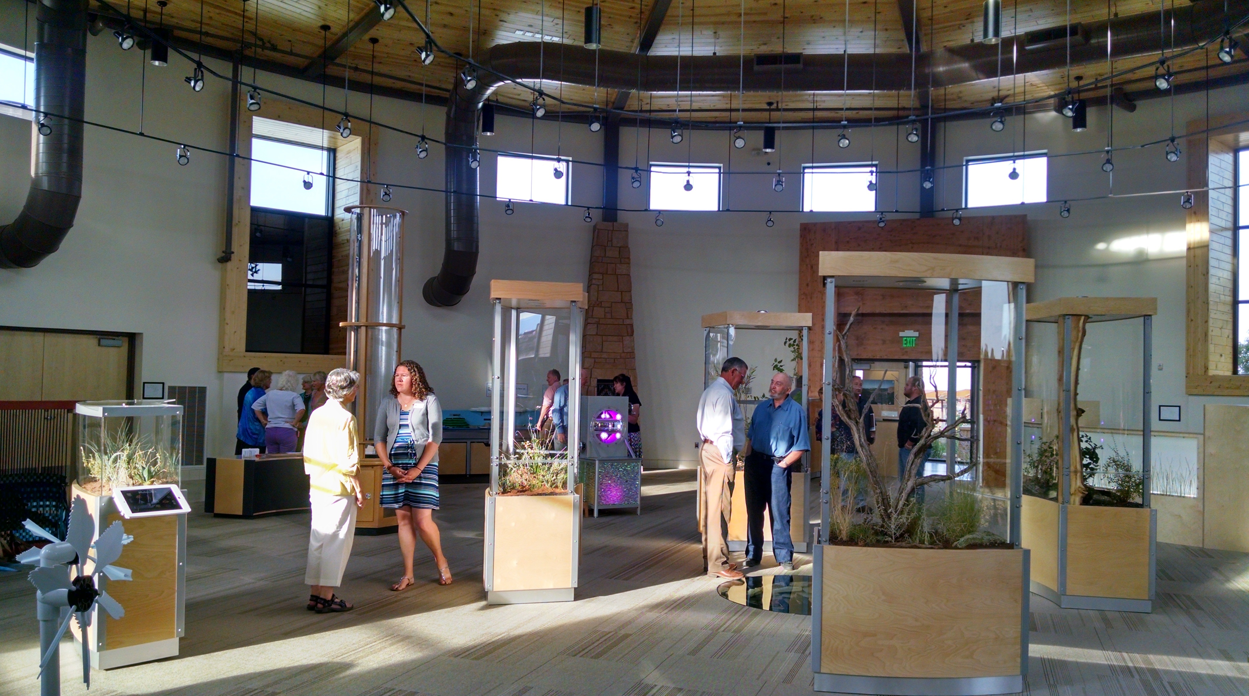 Interior exhibit hall at Canyon Country Discovery Center