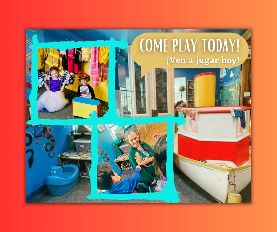 Museum collage showing indoor family exhibits