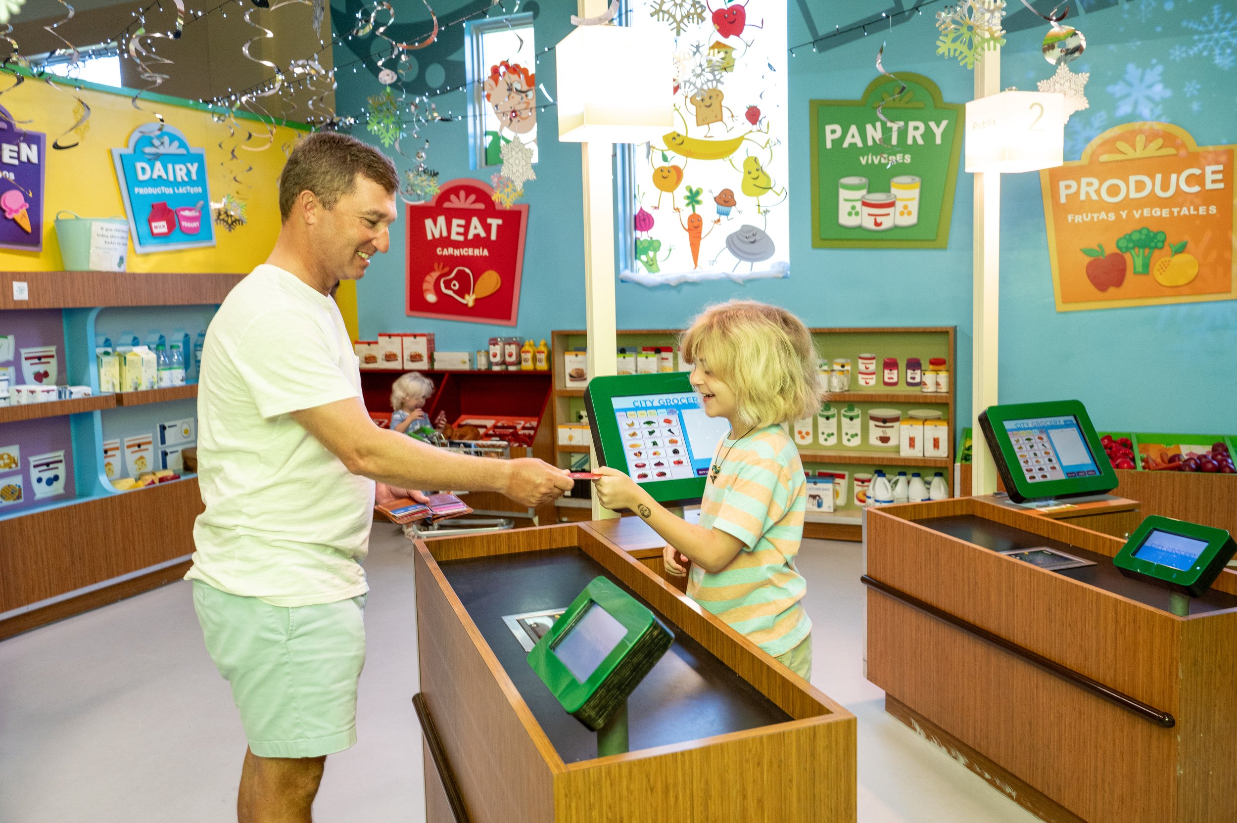 Interactive exhibit area at the Children's Museum of the Treasure Coast