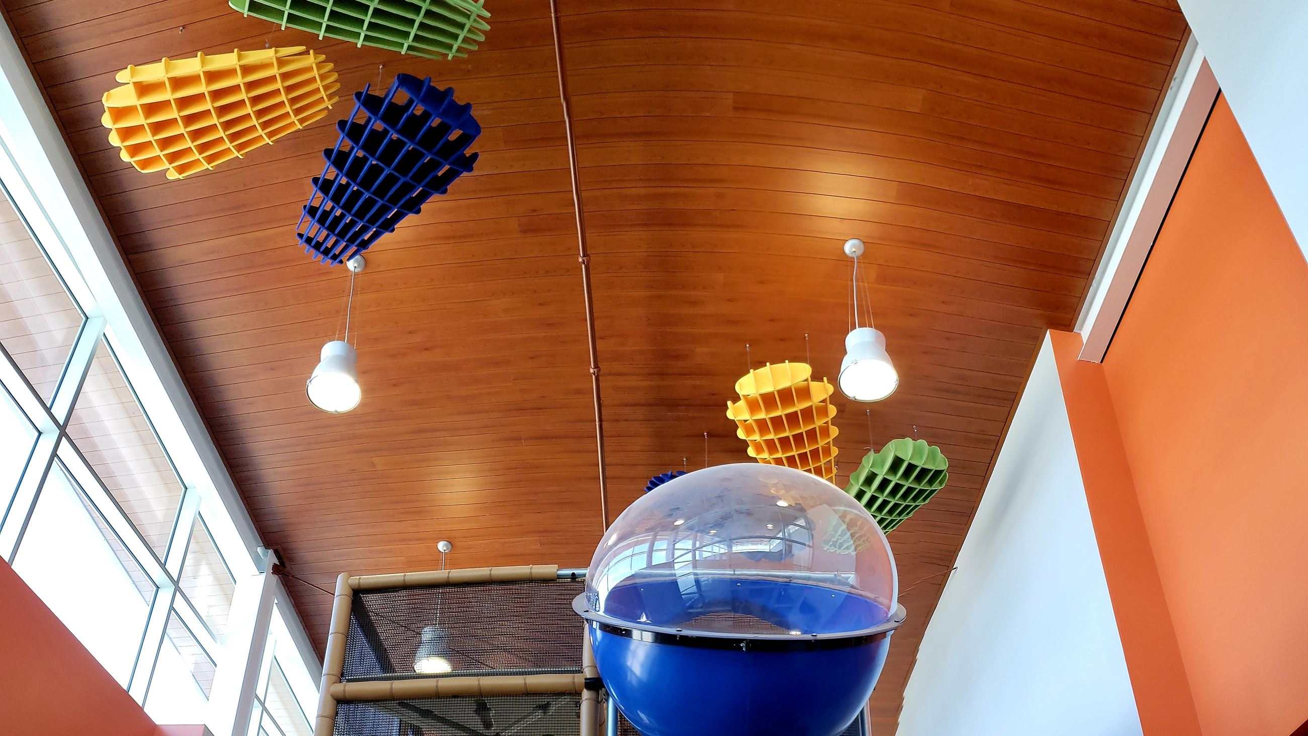 Upper play structure view at the Colby Event Center Playground