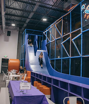 Slide entry inside Confetti Kids Club