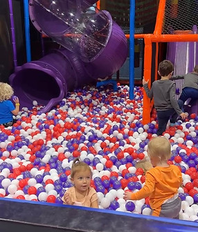 Toddler area at Confetti Kids Club