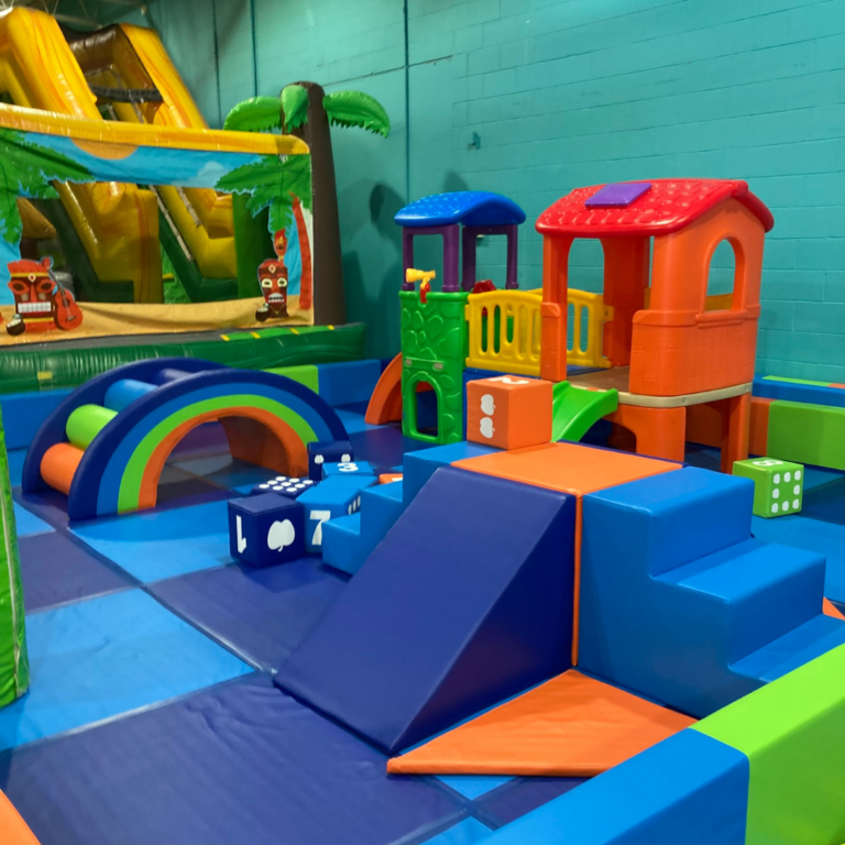 Toddler soft play setup at Cowabunga's North Reading
