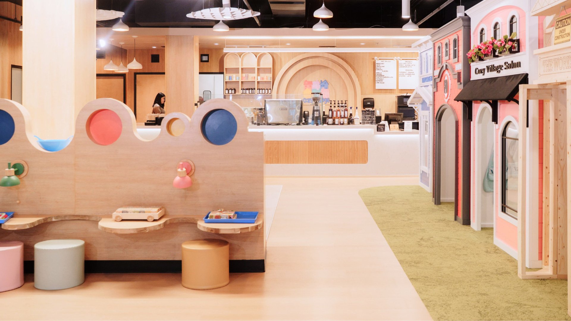 Interior play area at Cozy Village Play Cafe