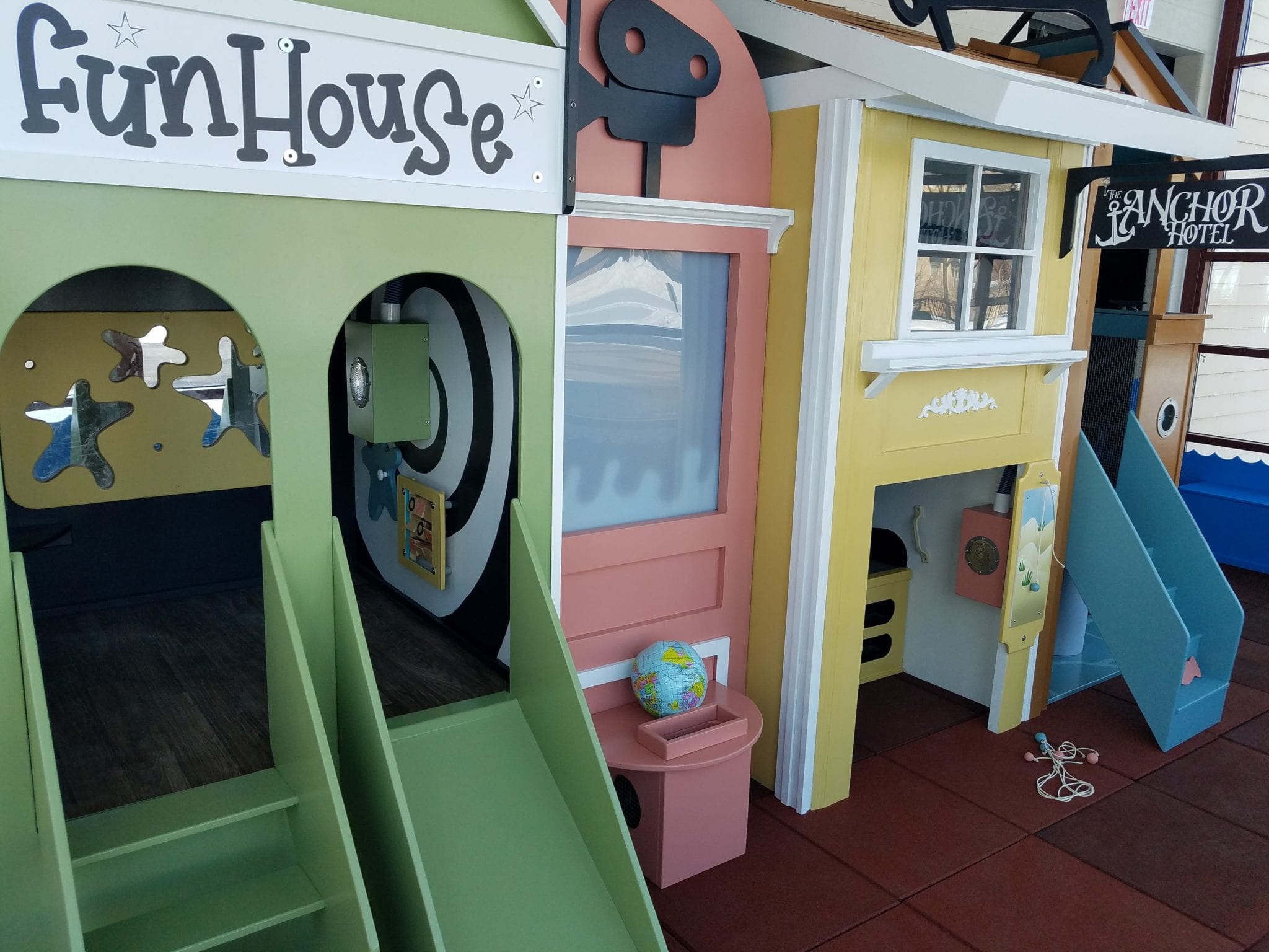 Toddle Beach gated play area at Curious Kids' Discovery Zone.