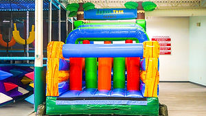 Inflatable area at Dig 'N Play