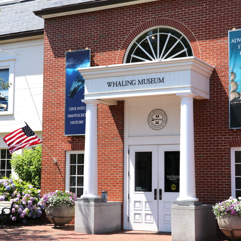 Whaling Museum facade in Nantucket.